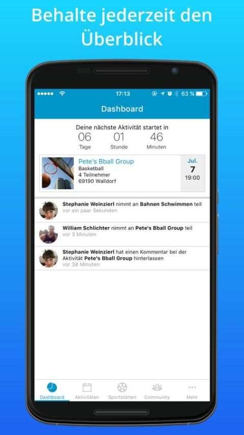 Actinate - Sport Community 1 تصوير الشاشة
