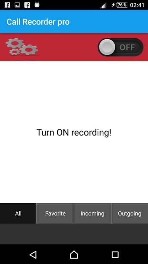 call recorder for Android स्क्रीनशॉट 3