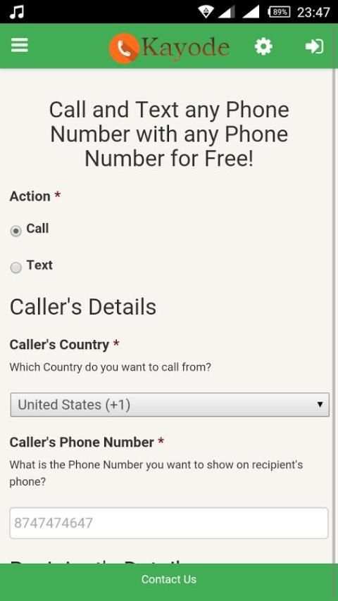 Kayode Call and Text for Free скриншот 21