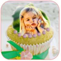 Cup Cake Photo Frame on 9Apps