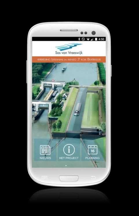 Projectapp Beatrixsluis screenshot 1