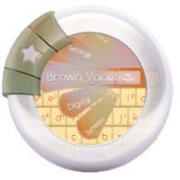 Brown Vacation GO Keyboard