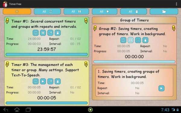 TTS Timer Free screenshot 2