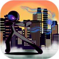 Stickman Fighting On Street
