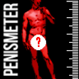 Penis Meter crazy joke icon