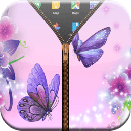 ikon Butterfly Zipper Lock Screen