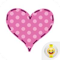 Valentine Love Heart Stickers on 9Apps