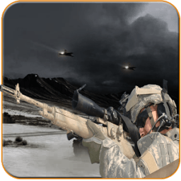 ikon gunung sniper shooter