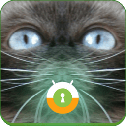 Blue Cat Wall &amp; Lock أيقونة
