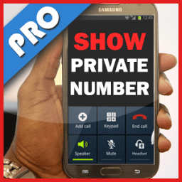 Show private number आइकन