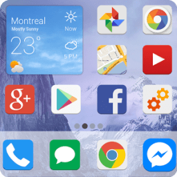 OS 10 Launcher QHD أيقونة
