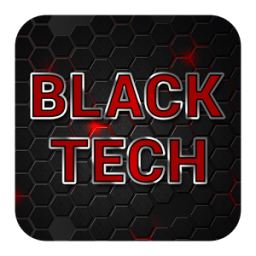Black Tech CM Launcher Theme आइकन