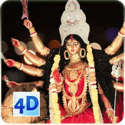 4D Durga Puja Live Wallpaper