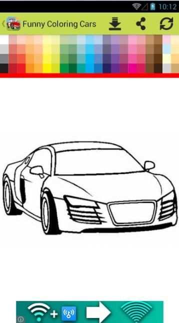 FUNNY COLORING CARS screenshot 2