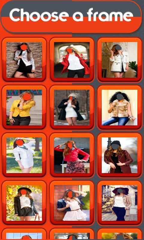 Girl Jacket Photo Montage 7 تصوير الشاشة