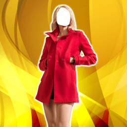 Girl Jacket Photo Montage icon
