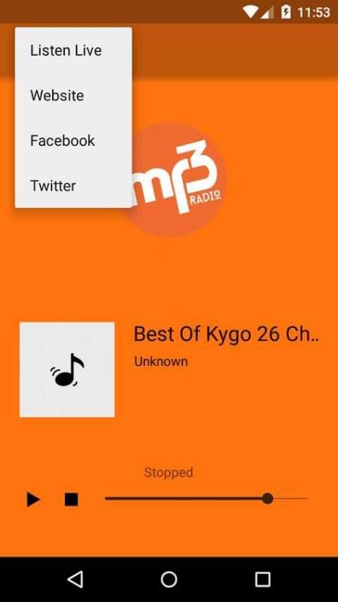 Mp3Radio APP 2 تصوير الشاشة