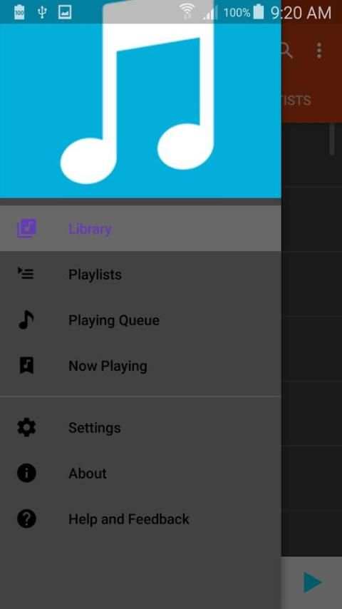 Elite Music Player 1 تصوير الشاشة