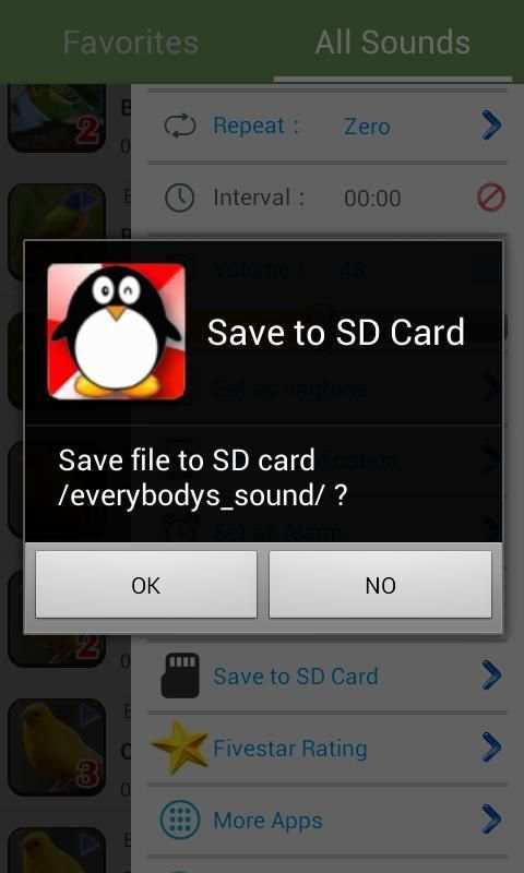 Bird Sounds screenshot 1
