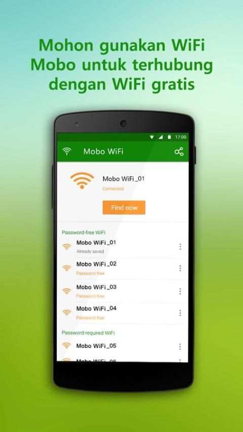 Mobo WiFi - Free Shared WiFi screenshot 4