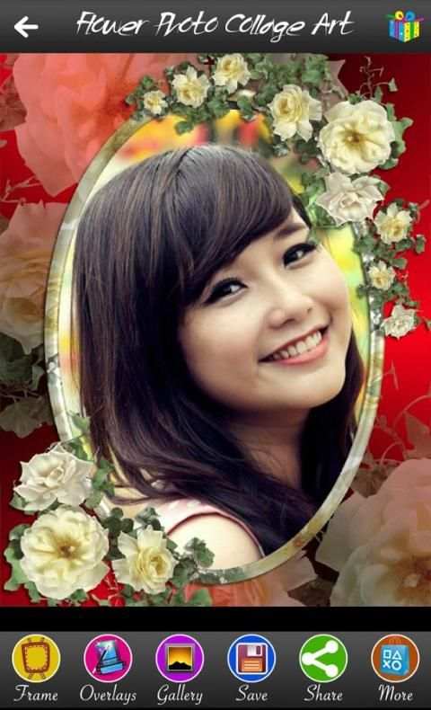 Bunga Kolase Foto Seni screenshot 3