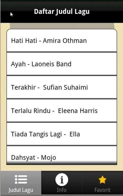 Chord Lagu Malaysia Melayu скриншот 4