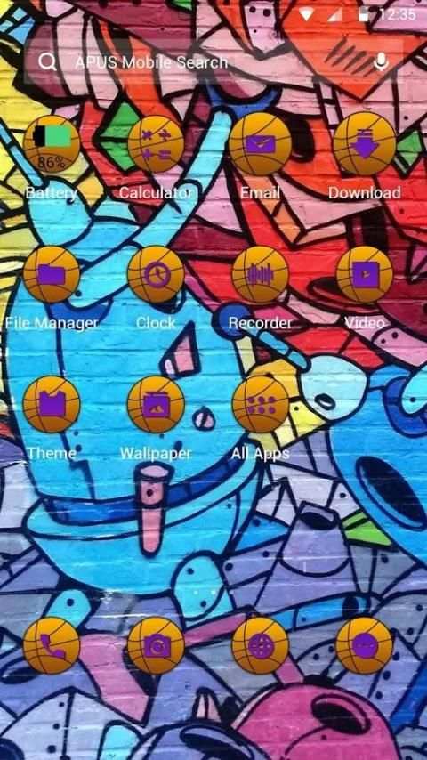 Favorite Basketball APUS theme screenshot 2