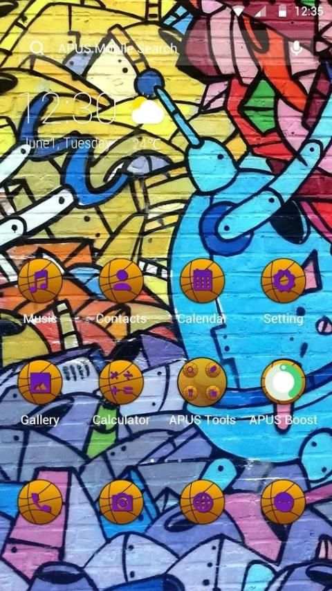 Favorite Basketball APUS theme screenshot 3