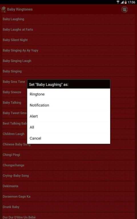 Funny Baby and Child Ringtones скриншот 1