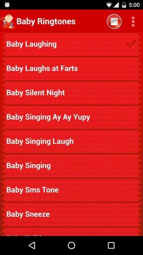 Funny Baby and Child Ringtones скриншот 7