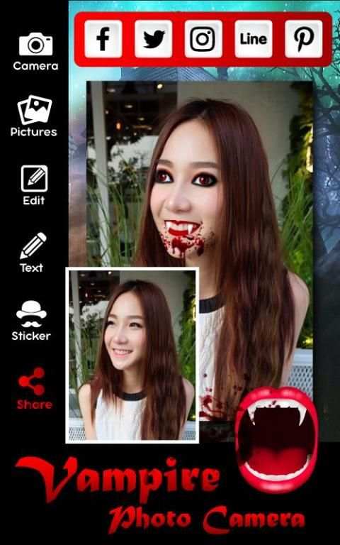 Scare & Vampire Photo Camera 2 تصوير الشاشة