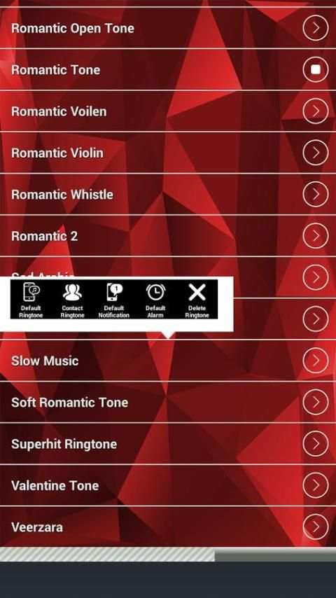 رنات رومانسية رائعة للموبايل screenshot 1