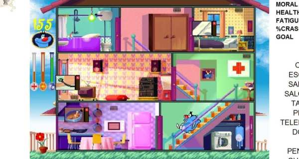 Oggy Sims - House Game screenshot 1