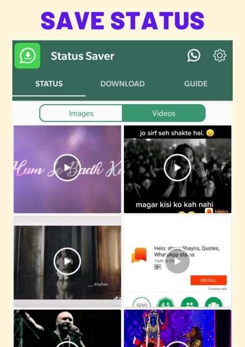 Status Saver For Whatsapp - Pic/Video Downloader स्क्रीनशॉट 4