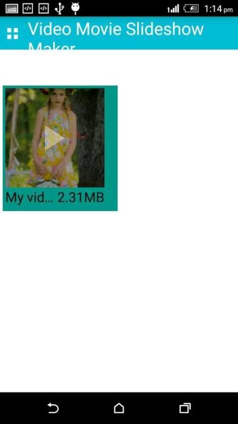 Video Movie Slideshow Maker screenshot 1