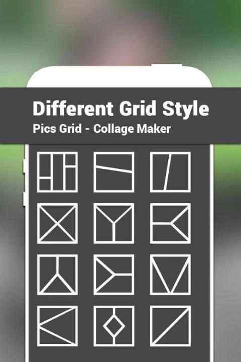 Pics Grid - Collage Maker 4 تصوير الشاشة