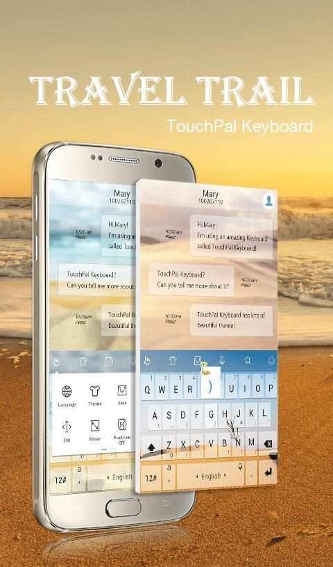 Travel Trail Kyeboard Theme screenshot 4