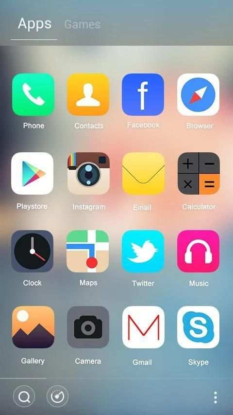 Glass GO Launcher Theme 3 تصوير الشاشة