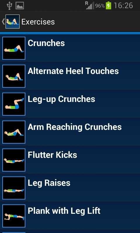 10 Daily Abs Exercises скриншот 8