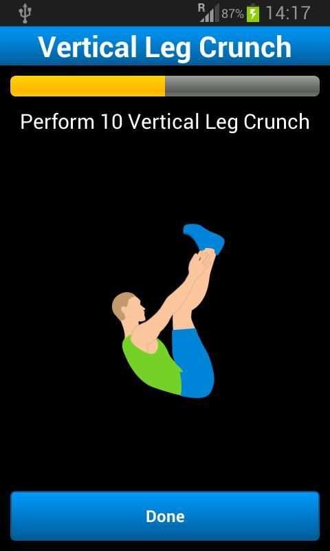 10 Daily Abs Exercises скриншот 1