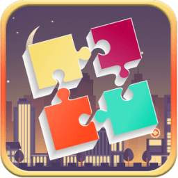 Puzzles for adults city