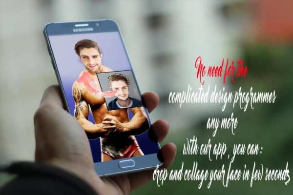 Body Builder Face collage скриншот 2
