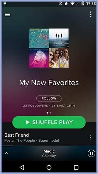Spotify player screenshot 3