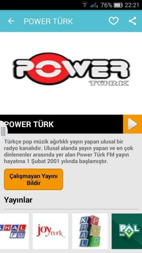 Popüler Radyo ve Canlı Tv screenshot 8