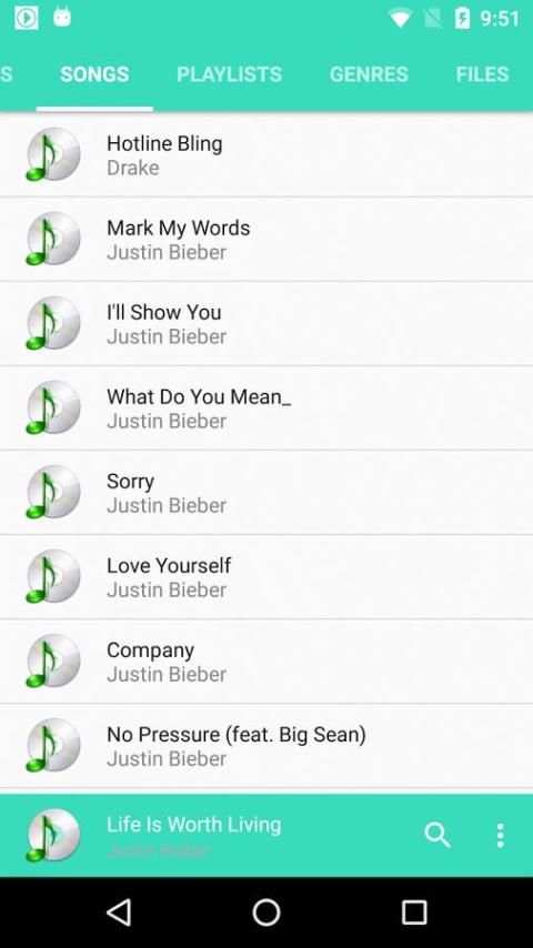 Mp3 Player 8 تصوير الشاشة