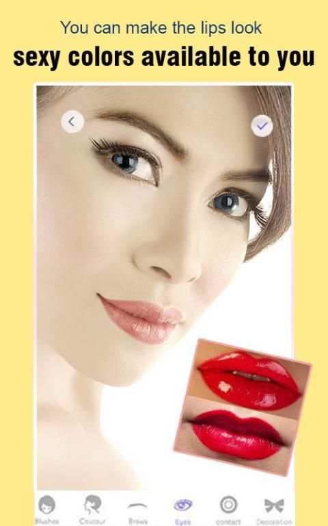 Makeup Camera Beautiful स्क्रीनशॉट 3