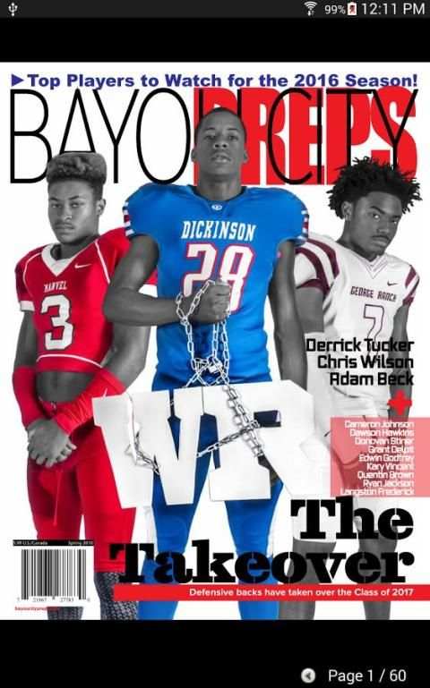 Bayou City Preps Mag 5 تصوير الشاشة