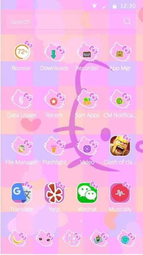 theme for hello kitty скриншот 3
