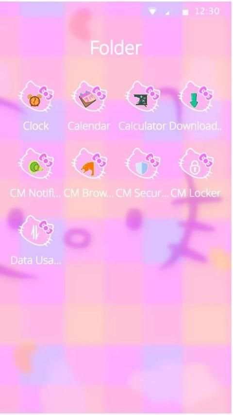 theme for hello kitty скриншот 2