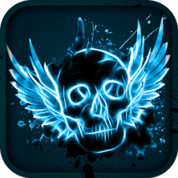 Skull &amp; Halloween Backgrounds иконка